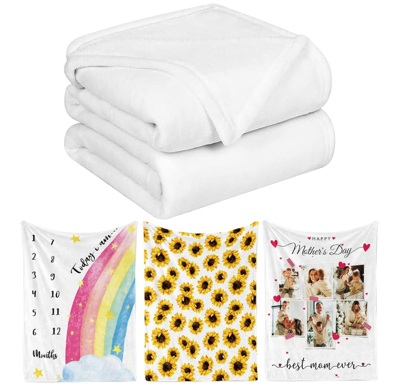 40”x30” Blank Sublimation Blanket