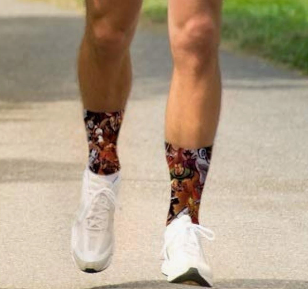 White Sublimation Tube Socks