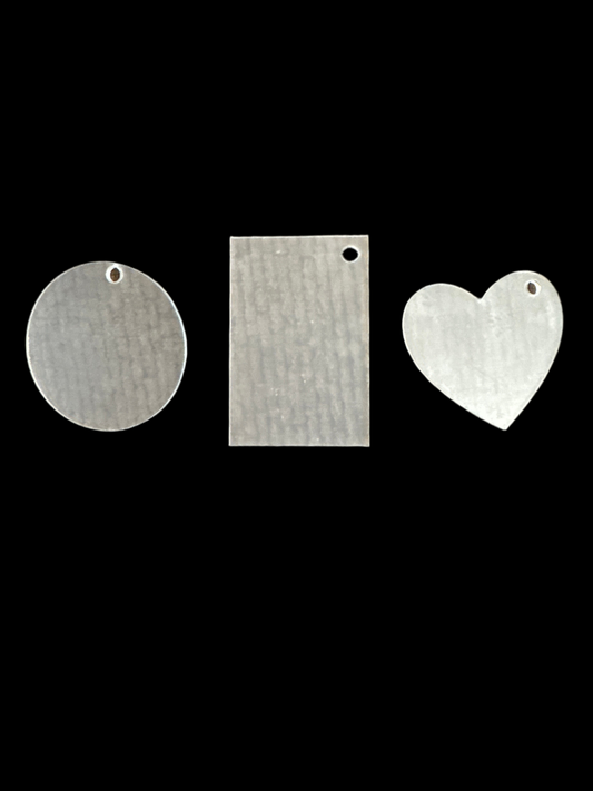 Clear Acrylic Multi-shape Keychain Blanks