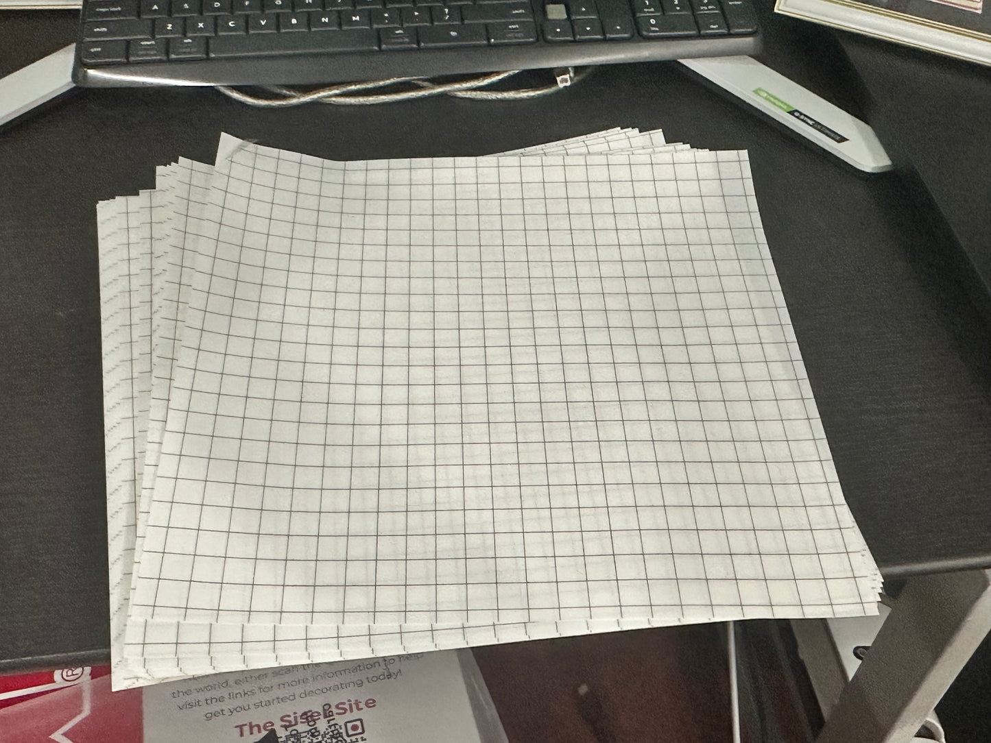 12x12 Permanent Vinyl and Transfer Tape Sheets